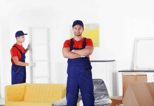 Man and van service loading furniture in Dulwich