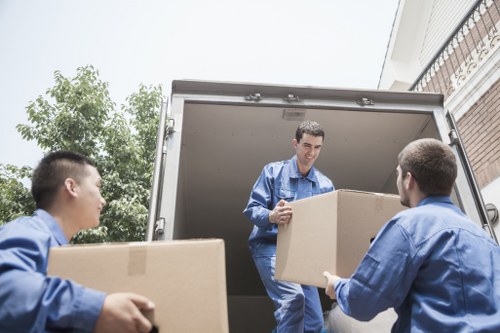 Careful packing and loading for a small removals job in Dulwich