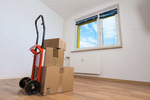 Furniture being loaded for Dulwich removals service