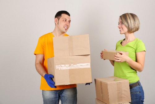 Example Dulwich storage jobs including flats, terraces, and busy-road collections