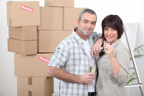 Careful furniture handling during removals and storage in Dulwich